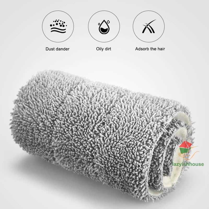 Mmagic Mop for Wash Floor Mop Cleaner Cleaning Flat Spin Mop Bucket Floor House Cleaning Easy Home Cleaning 360° Rotation With