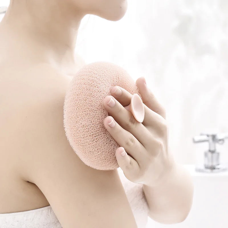 New Soft Mesh Bath Sponge Balls Nylon Cleaning Brush Shower Puff Body Cleaner Exfoliat Scrubbers Bath Ball Bathroom Accessories