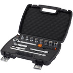 Waxtron 1/2'' Torque wrench 5-45ft.lb Bicycle Professional Torque Wrench Adjustable Set 14PCS For Bike Motorcycle Hand Tools