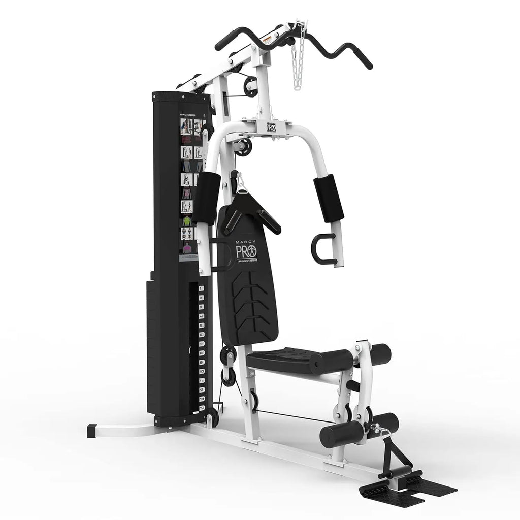 Home Gym Workout Station Full Body Exercise Equipment with Leg Press Cable Pulley Smith Machine LAT Pulldown Weights, Custom