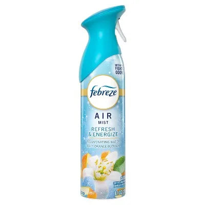 Air Fresheners Air Mist Odor-Fighting Air Freshener - Zesty Orange Blossom - 8.1oz: Dye-Free, Phthalate-Free, Aerosol Form
