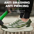 Lightweight Steel Toe Shoes Work Sneakers Safety Shoes Men Anti-Smash Anti Puncture Indestructible Shoes Security Breathable