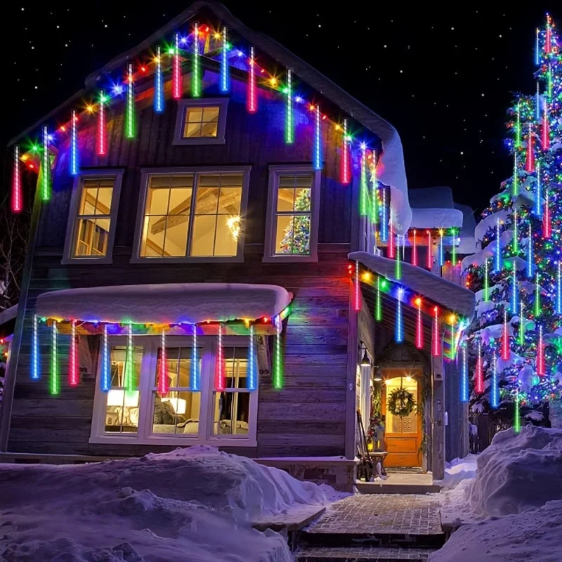 8 Modes USB Popsicle LED String Lights Waterproof Flexible Curtain Garland Lamp For Home Wedding Christmas Party Garden Decor