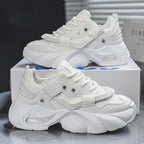 Shoes  Men High Quality Platform Sneaker Fashion High-top Leather Sports Men 2026 Thick-soled Casual Shoes Zapatillas Hombre