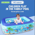 Inflatable Swimming Pool Family Pools Adult Children's Swimming Pool Summer Outdoor Indoor Kids Baby Bathtub Water Party Toys