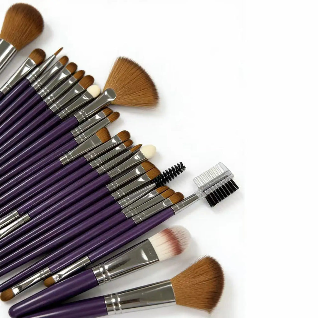 25PCS Professional Makeup Brushes Tools Set Make Up Brush Tools Kits for Powder Foundation Eyeshadow Eyeliner Cosmetics Brushes