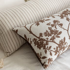 35x90cm Long Leg Clamp Pillow Cover Waist Pillowcase Black and White Luxurious Jacquard Cushion Cover for Headboard Bedroom