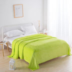 Flannel Blanket - High-weight Multi-functional Soft Blanket with Skin-friendly Texture and Multiple Color Options Available