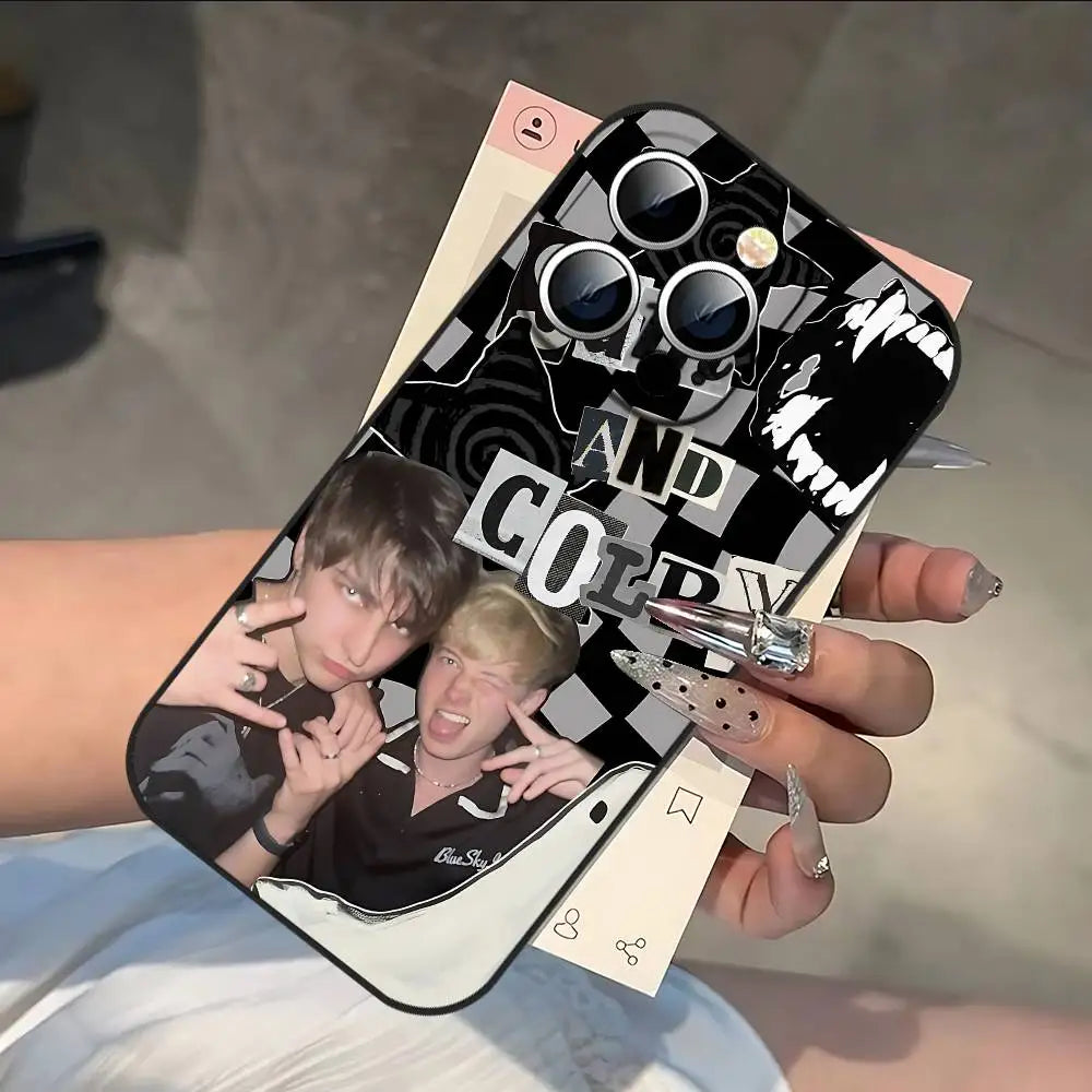 S-Sam And Colby XPLR Phone Case For IPhone 17 16 15 14 13 12 11 PRO MAX PLUS Mini TPU Soft To Skin-friendly Case
