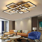 Modern Living Room Acrylic Led Ceiling Lamp Bulb 220v Black Bedroom Study Ceiling Light Home Dining Room Lighting Lustre Fixture