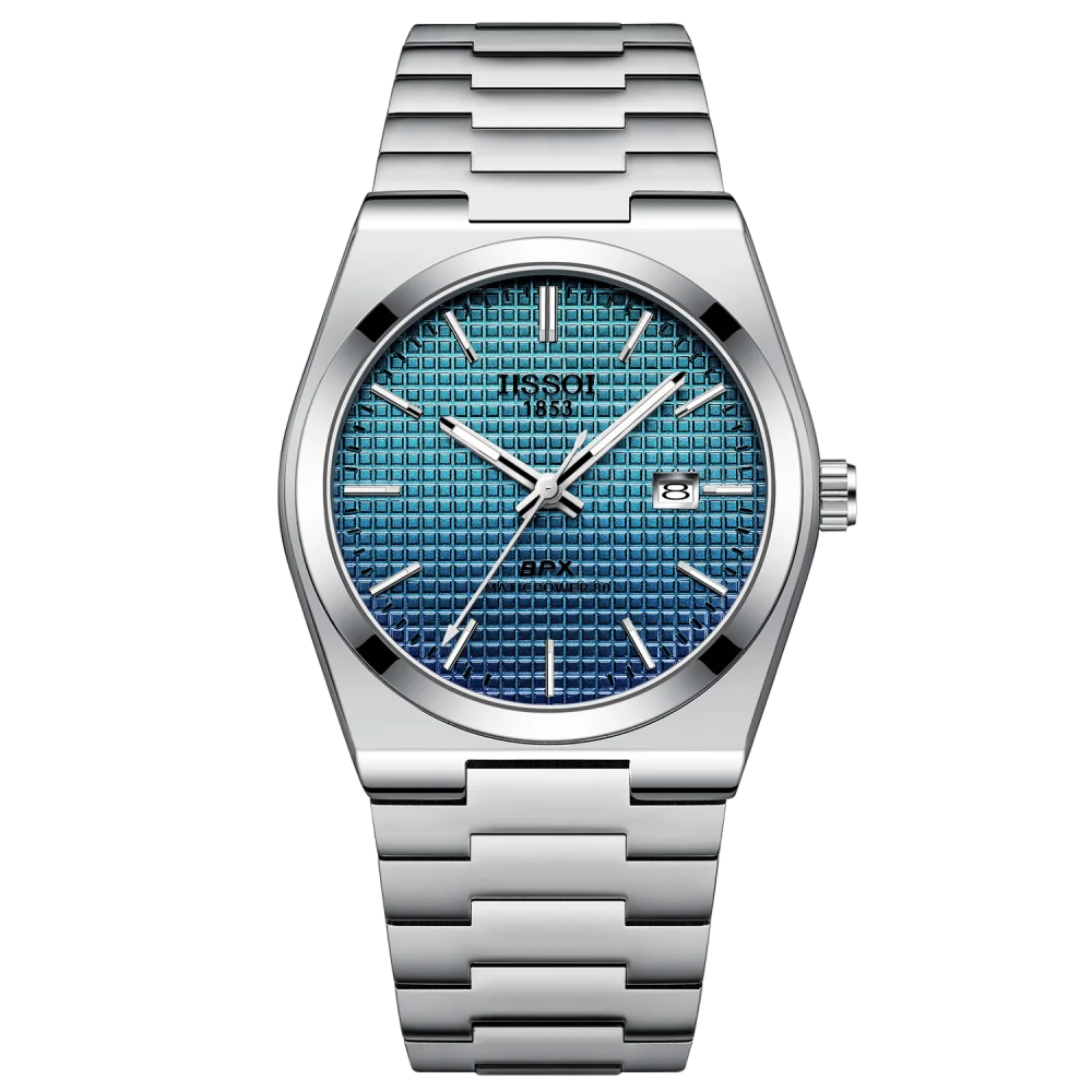 New Style Light Luxury Fashion Business Simple and Stylish Men's Watch, Hollow Design, Calendar Display, Butterfly Clasp Stainless Steel Strap, Personalized Street Style Essential for Students and Trendy Men, the First Choice