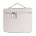 Large Capacity PU Leather Makeup Bag Portable Makeup Box For Women Girls Travel Toiletry Cosmetic Organizer