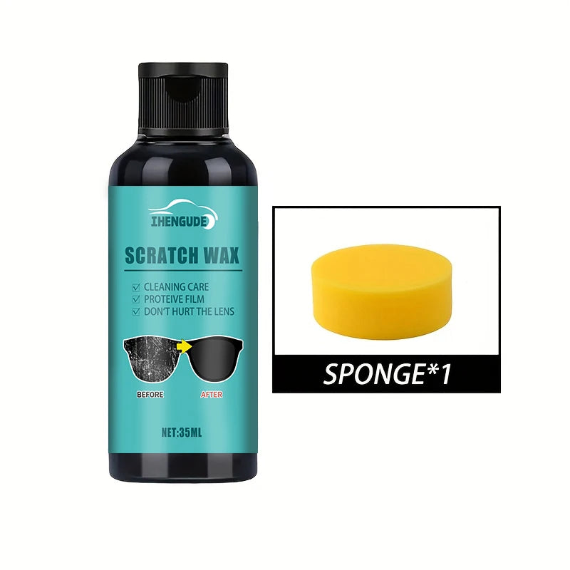 Glasses Scratch Repair Cream - Polishing Scratches on Glasses Lenses and Frames, Polishing and Grinding Scratches on Lenses, Suitable for All Glasses