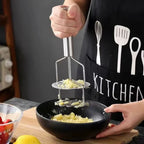 1PC Double-layer Potato Masher Press Mashed Potatoes Wavy Pressure Ricer Fruit Vegetable Press Crusher Kitchen Accessories Tools