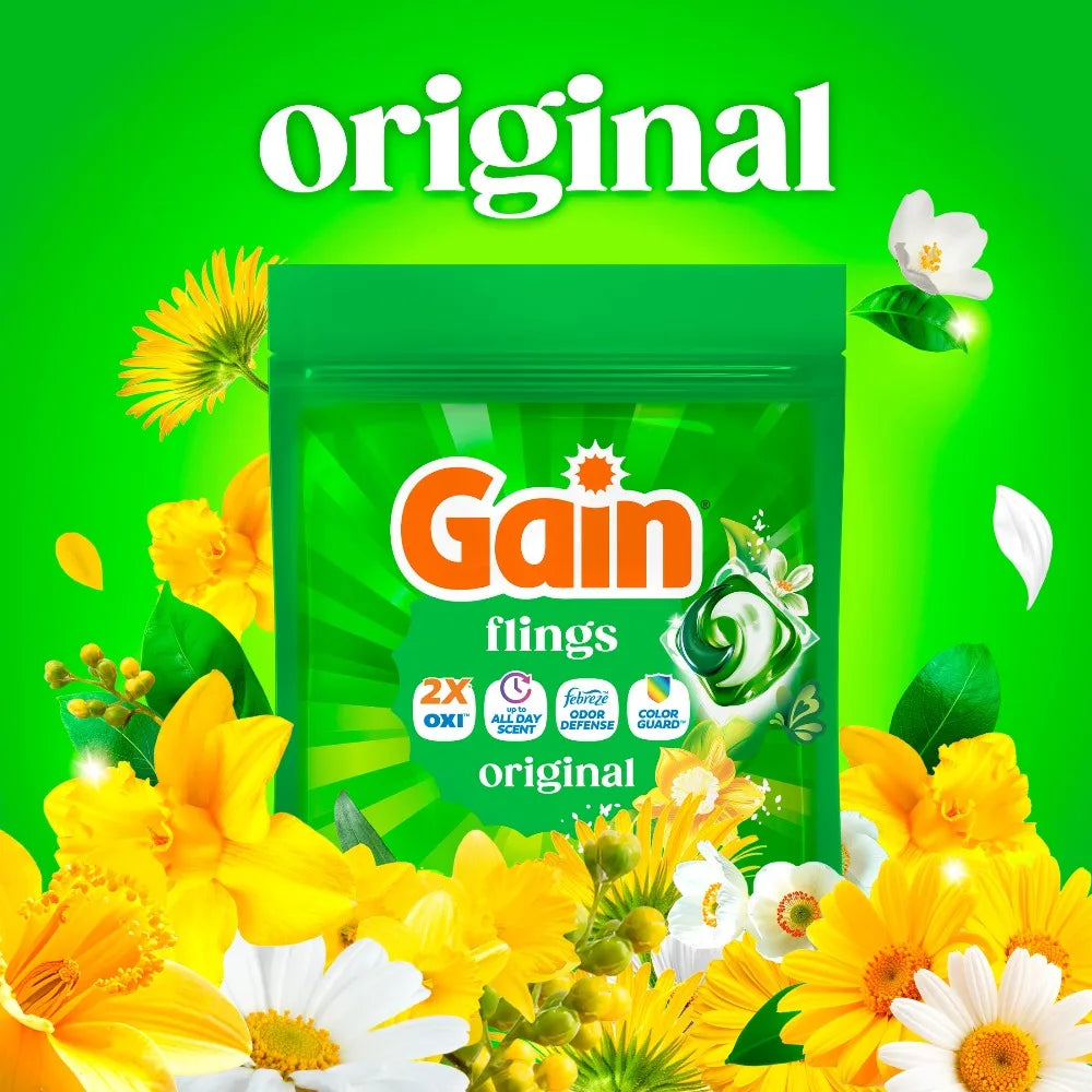 Bulk Stock Up for Large Families | 4-in-1 Oxi Boost Febreze Original Scent Laundry Pods, Clean & Fresh Washing Machine Detergent Pacs