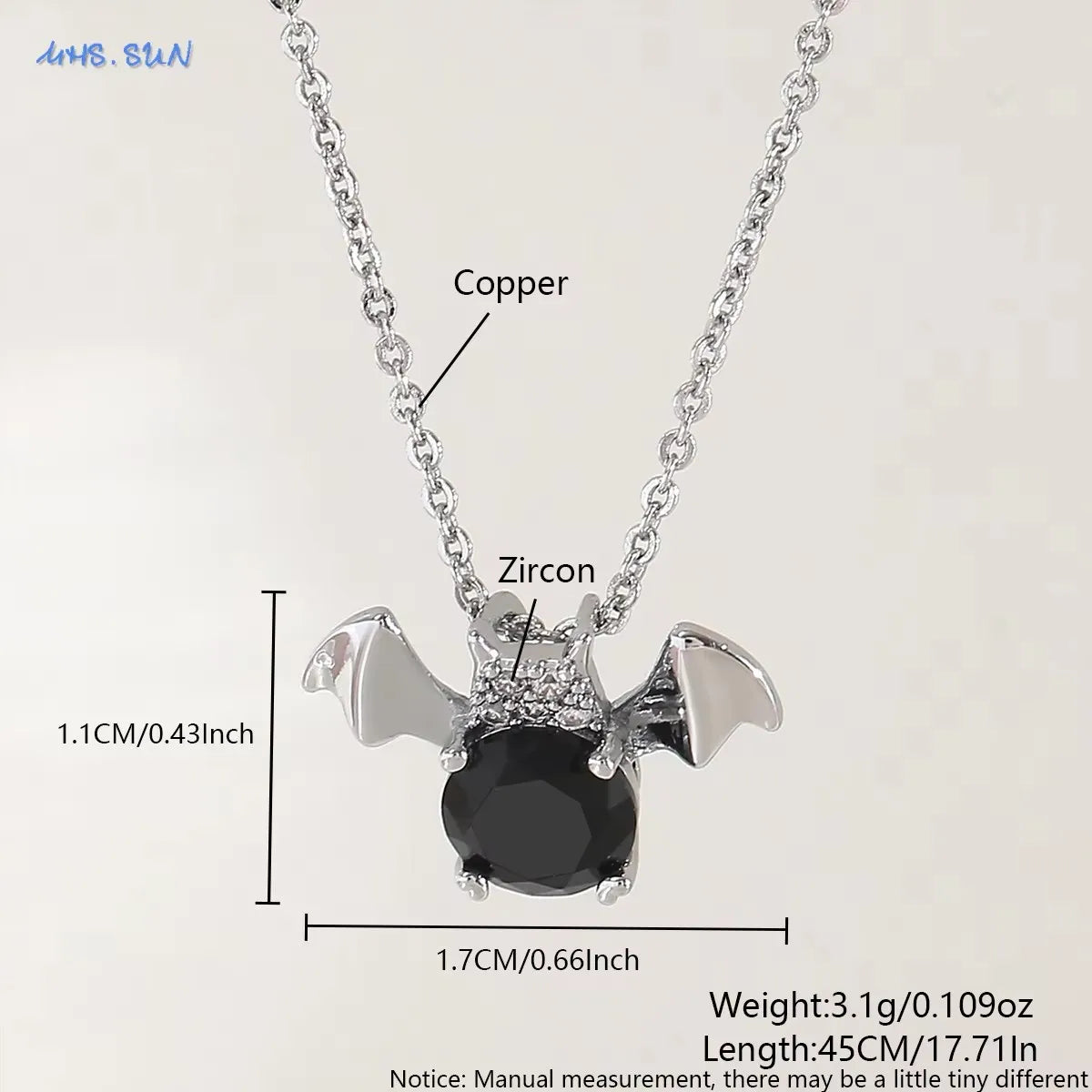 MHS.SUN Gothic Black Witch Hat Broom Pendant Necklace for Women Vintage Purple Zircon Heart Halloween Jewelry Festival Gifts