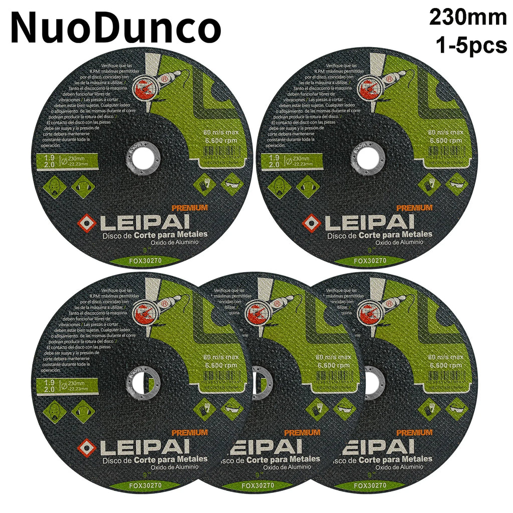 NunDunco 230mm Metal Cutting Disc 9"Resin Grinding Wheel Disc for Cutting Machine Angle Grinder Metal Iron  Plastic Cutting
