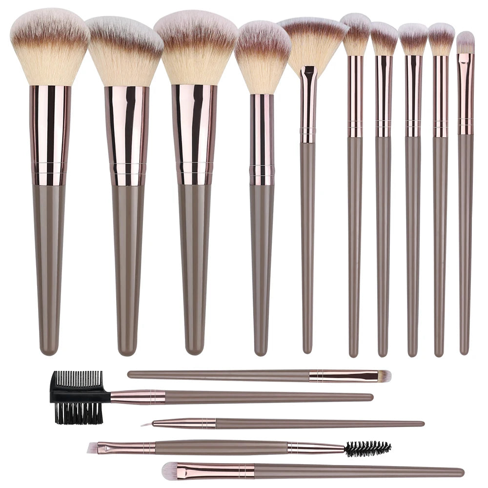Professional Makeup Brush Set Soft Beauty Brushes Kit Foundation Powder Concealer Blush Eyeshadow Blending Makeup Cosmetic Tools