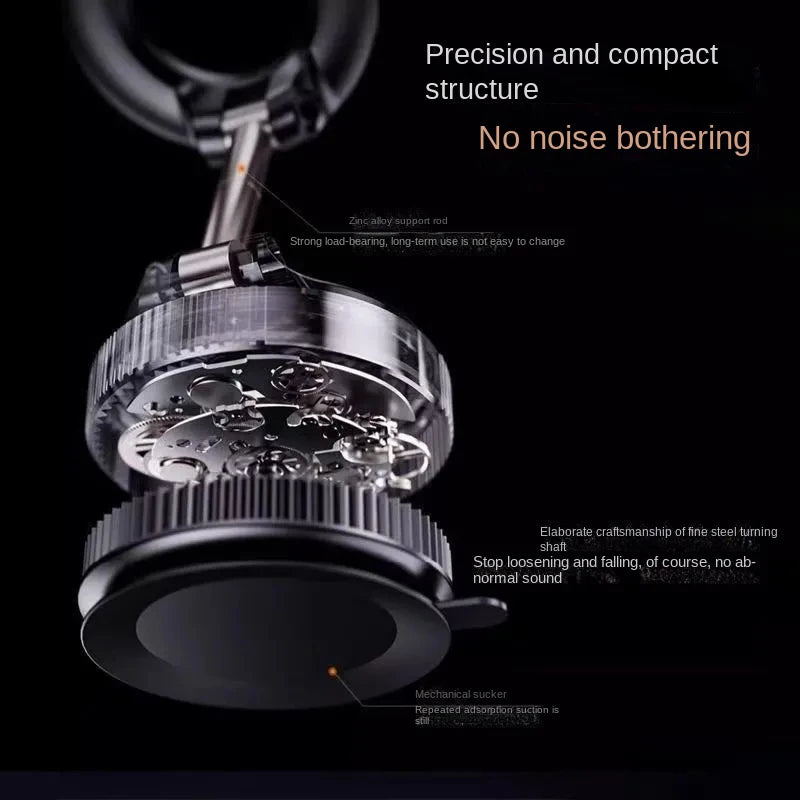 Magnetic Car Phone Holder Suction Cup Car Navigation Multi-function Rotating Folding Fixed Phone Holder