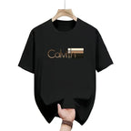 Men's summer casual sports round-neck short-sleeved T-shirt, fashionable and versatile for outdoor sports
