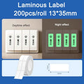 Niimbot B1/B21/B3S/B203 Luminous Label Sticker Self-adhesive Sticker Glow-in-the-dark Sticker