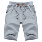 2024 New Men's Shorts Summer Breeches Cotton Casual Sweat Bermudas Men Black Homme Classic Brand Clothing Beach Shorts Male