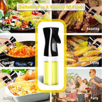 1pc 100/200/300/500ml Oil Spray Pot Kitchen Household Edible Olive Oil Spray Bottle Atomized Misty Oil Tank Air Fryer Spray Bott