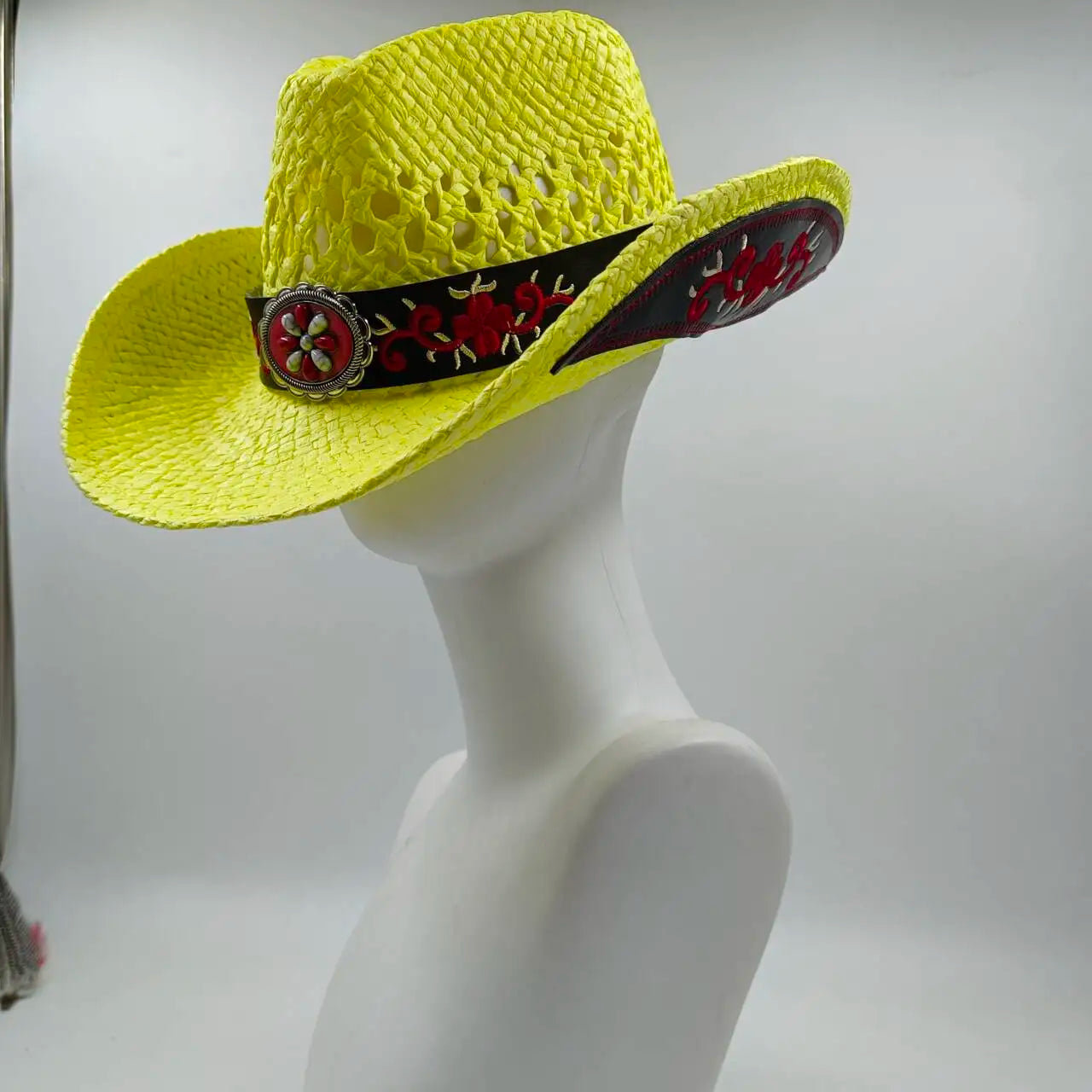hats beach hat bohemian flat brim hat hand woven straw hat ladies summer vacation travel sun hat