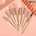 8/10pcs Makeup Brush Set Professional Super Soft Detail Brush Blush Brush Foundation Concealer Eyeshadow Brush Beauty Tools