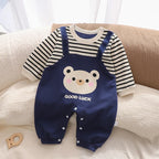 New Baby Jumpsuit Autumn Long Sleeve Cotton Cute Children Clothes Kids Clothes Crawling Boys Girls Jumpsuit