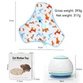 Interactive Cat Toys for Indoor Cats Motion Activate with Mat Rechargeable Cat Hunting Toy Hide and Seek Toy
