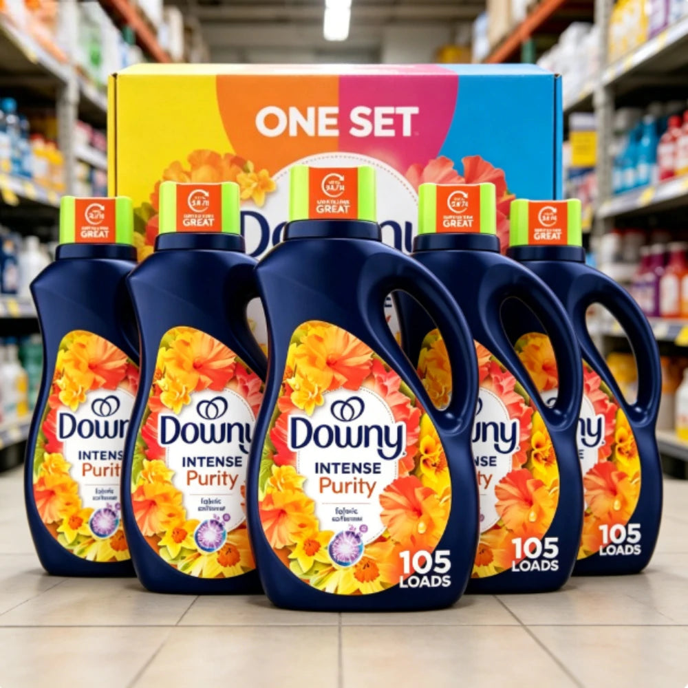 Intense fabric conditioner deeply softens all fabrics while locking in clean, pure fragrance. It effectively fades tough lingering odors, reduces static and smooths rough textiles