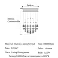 Luxury Crystal Chandeliers Living Room Lights Żyrandol Hanging Ceiling Lamp Pendant Light Home Decor Lighting Lamps Lustre Led