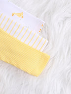 3PCS Baby girl onesie New style baby girl clothes Spring/Autumn long-sleeved onesie Cotton fabric Suitable for 0-9months