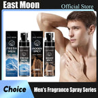 East Moon Sandalwood Men's Fragrance Spray Long Lasting Refreshing Aroma Reduce Sweat Odor Remove Underarm Adult Deodorant Spray