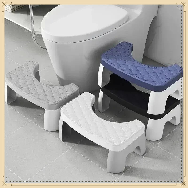 Waterproof Toilet Squat Stool Portable Bathroom Foot Stool for Adults Kids Pregnant Women Elderly Squatty Potty Aid
