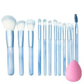 12pcs Professional Makeup Brush Set Premium Synthetic Foundation Concealer Powder Eyeshadow Blush Brushes Hygienic Beauty Tools