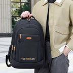 Neutral style backpack for men and women,suitable for travel and business students.Double-shoulder bag made of nylon material