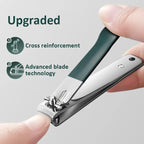 New Nail Clippers Set 4 PCs with Rotating Leather Bag Professional Trimmer Pedicure Care Tools Manicure Set Home Care Gift