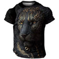 Oversized T Shirt Man 3D Tiger Print Tees Tops Summer Casual Mens Animal Pattern T Shirt Streetwear Quick Dry Fashion Clothes