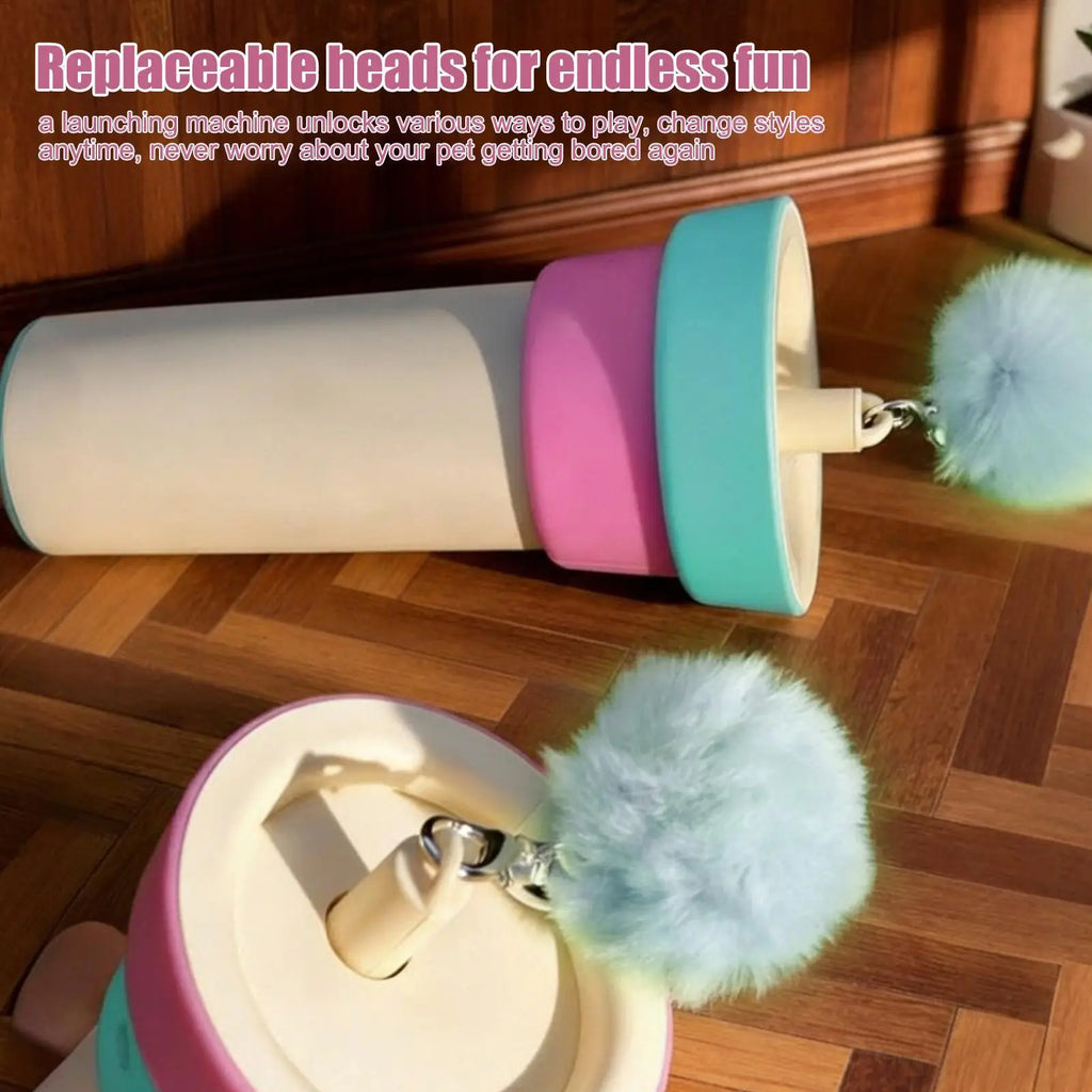 Electric Cat Toy Interactive Teaser USB Charging Entertainment Toy for Kitten Boredom Relief Exercise Training Enrichment Daily