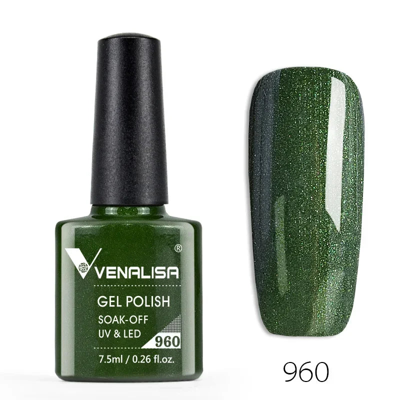 Venalisa Neon Gel Polish Varnishes Hybrid Nails For Manicure 7.5ml Semi Permanent Soak off Enamel Gel Polish UV Nail Gel Polish