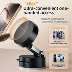360° Rotation Vacuum Suction Cup Phone Holder Magnetic Lazy Multi-functional Phone Stand Foldable Holder For Selfies and Videos