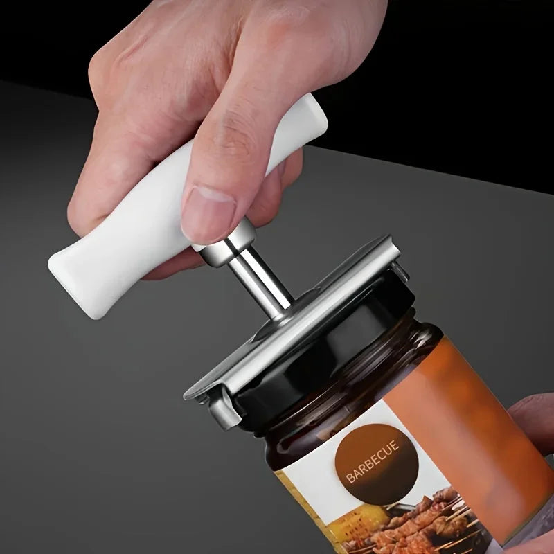 Adjustable Multi-function Bottle Cap Opener Stainless Steel Lids Off Jar Opener Labor-saving Screw Can Opener for Kitchen Gadget