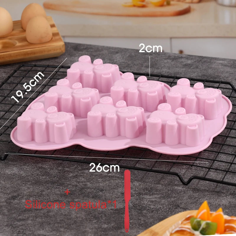 Silicone Gummy Bear Molds,Jello Molds for Kids - Make Large Candy and Chocolate Bears;Jelly,Gelatin,Soap,Ice Molds