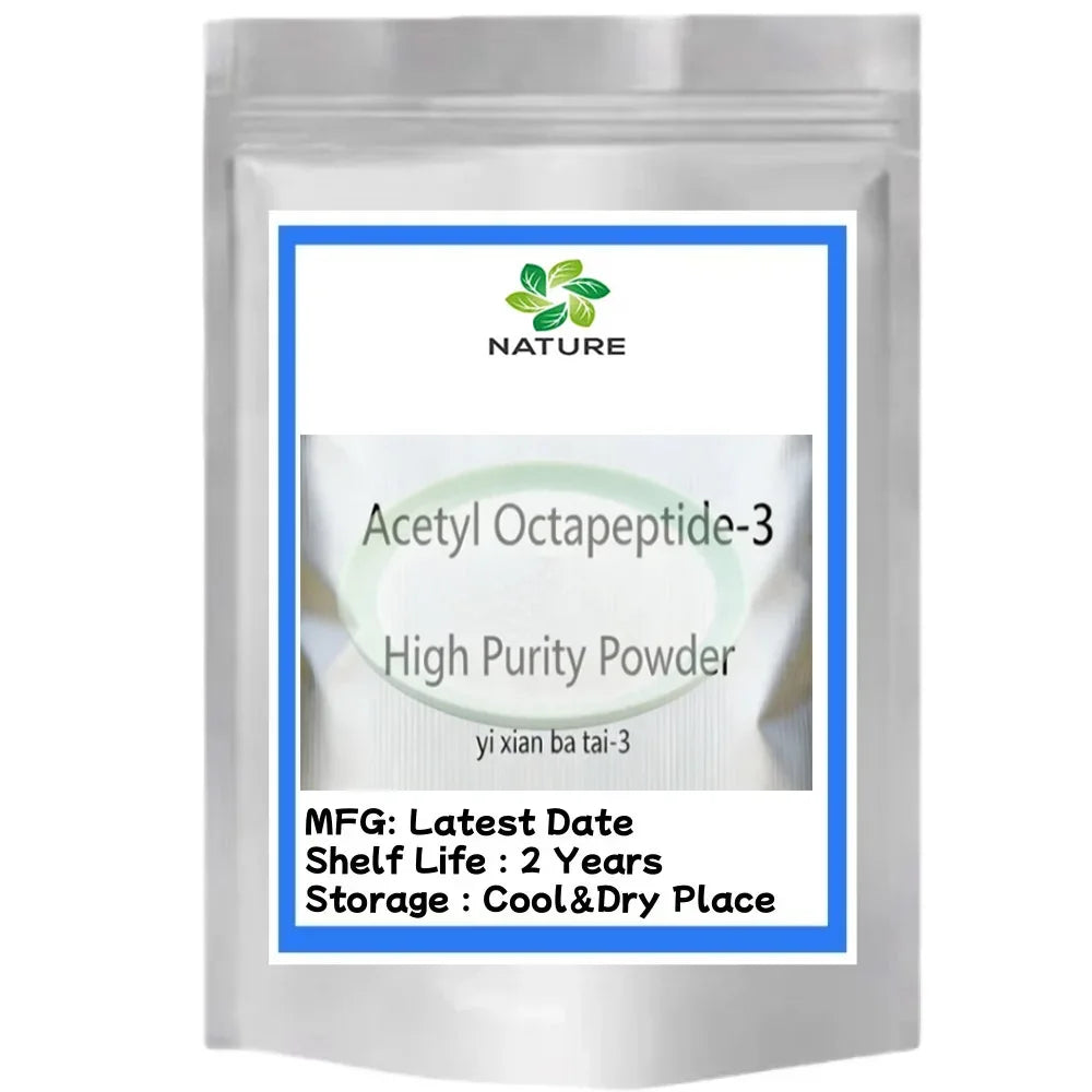 Cosmetic Grade Acetyl Octapeptide-3 Raw Powder (SNAP-8 Peptide) – Promote Collagen Absorption Anti-Wrinkle Skincare Ingredient