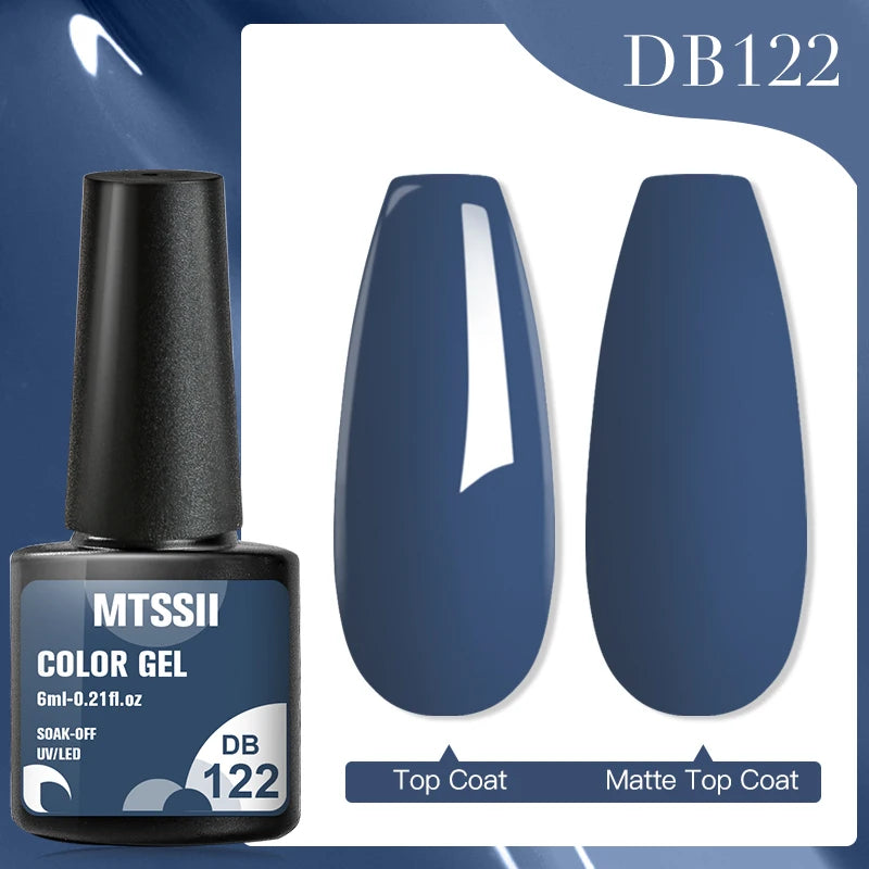 Mtssii 7ML Colorful Reflective Gel Nail Polish Glitter Sparkling Flash Glitter Gel Polish Semi Permanent Varnish Soak Off Nails