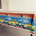 180*108cm Thomas And His Friends Disposable Plastic Tablecloth For Party Table Decoration