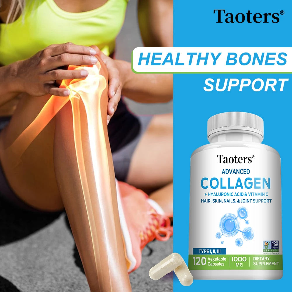 Multi Collagen Supplement - Vitamin C Whitening Skin Care Anti-aging Biotin Type I II III VX Hydrolyzed Collagen Supplement