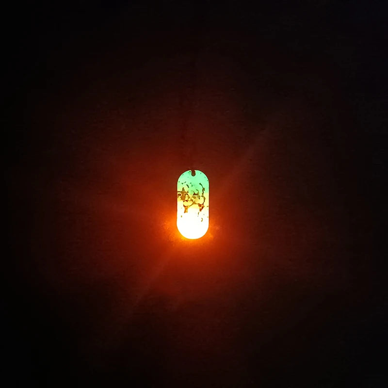 Solar Energy Luminous Signal Lamp Night Diving High-brightness Sunlight Charging Outdoor Rescue With Lanyard DIY Decoration